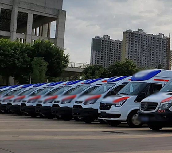 富裕县服务车队展示