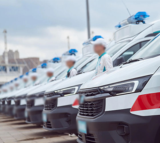 富裕县服务车队展示